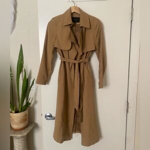 Tan Banana Republic Trench Coat